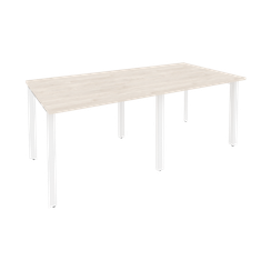 Onix Стол переговорный O.MP-PRG-2.1 Денвер Светлый/Металл Белый 1960*980*750