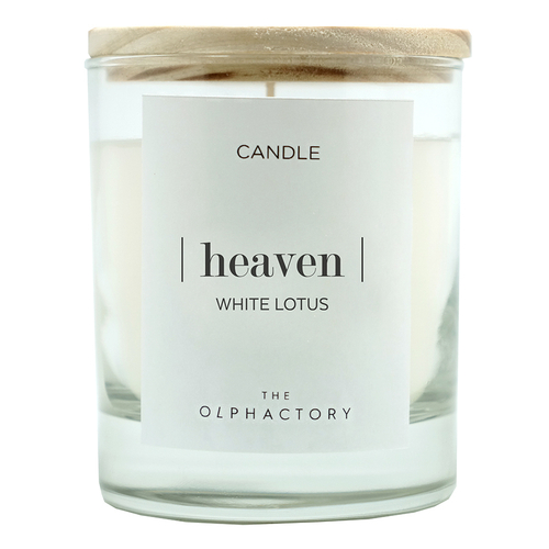 Свеча ароматическая the olphactory, heaven, Белый лотос, 40 ч