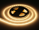 Светодиодная лента GS1101 2835 120Led/ 9.6W m/ 12V IP20 3000K/ 5000*8*1.2mm/ кратность резки 25mm (2 конт.)