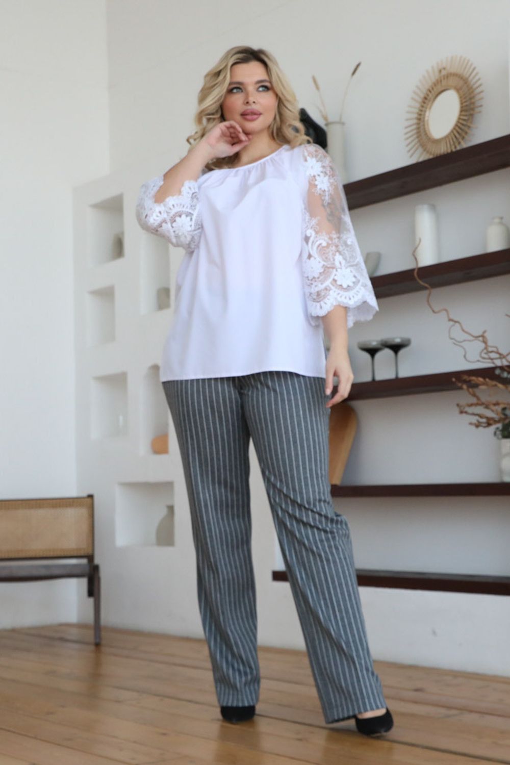 Блузка М5-4164/5 Wisell (Акция)