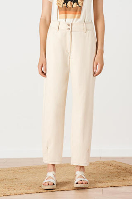 31152 Брюки женские (молочно-бежевый)