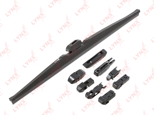 Щётка стеклоочистителя LYNXauto, 550 мм (22"), зимняя, 7 переходников