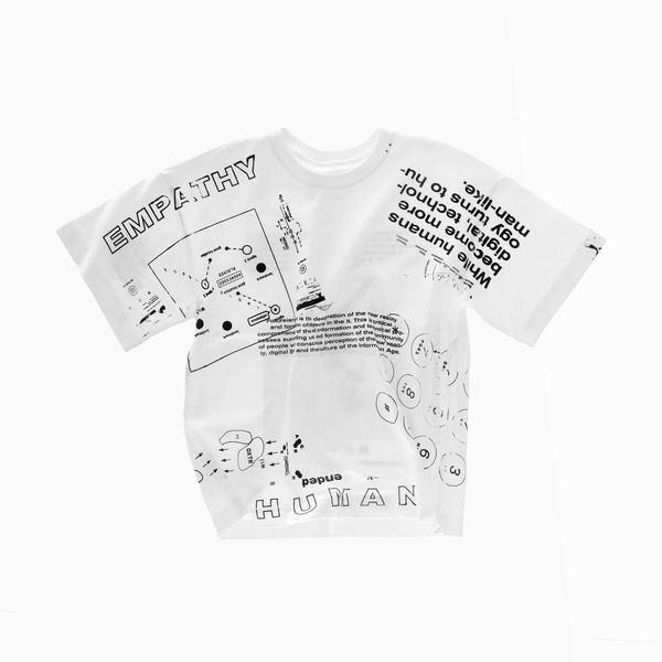Футболка Futureisnown Human Empathy *Empathy collection Белая - фото 13