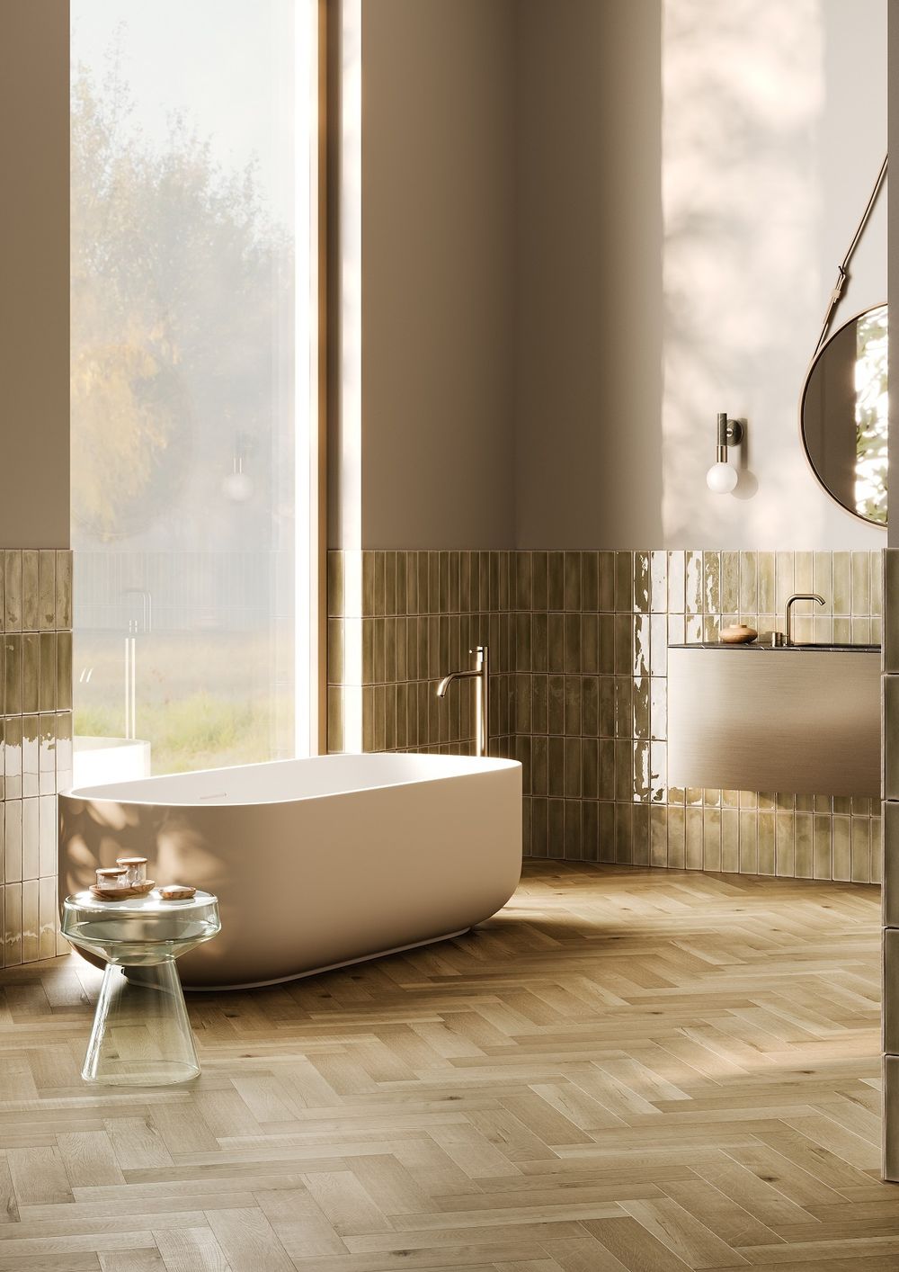 Fargo Herringbone Дуб Робуста, градиент, 1,12 м²