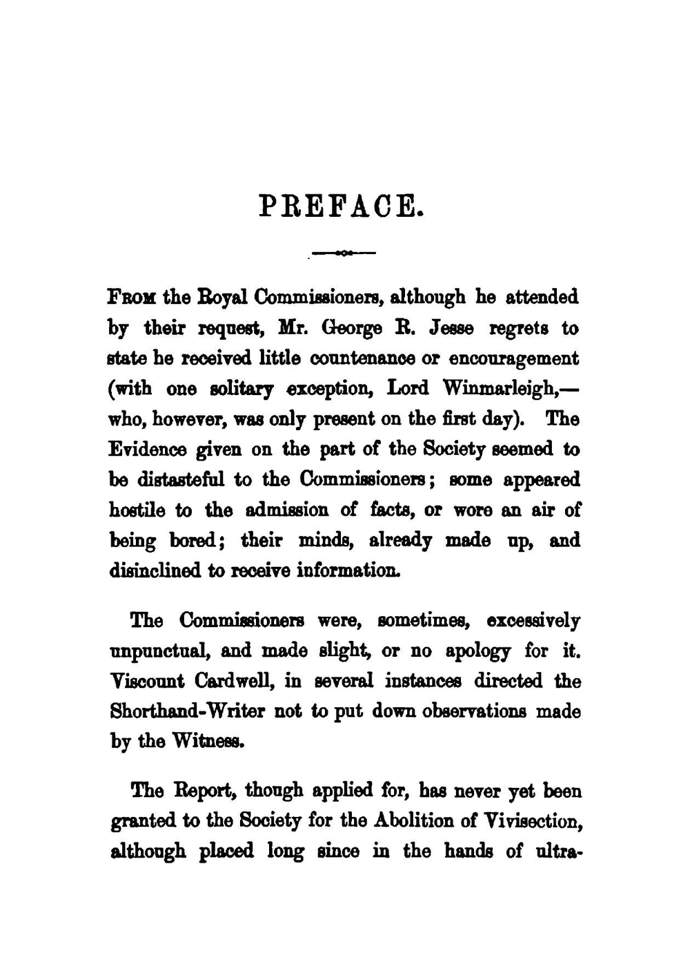Evidence given before the Royal commission on vivisection | George Richard Jesse