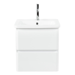 Тумба подвесная с керамической раковиной BelBagno ALBANO-CER-500-2C-SO-BL