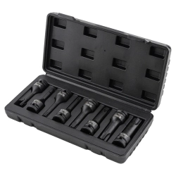 Набор головок-бит TORX ударных 8пр. 1/2''(T30, Т40, Т45, Т50, Т55, Т60, Т70, 80), в кейсе Forsage F-4088MPB