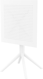 Стол пластиковый складной Siesta Contract Sky Folding Table 60, белый