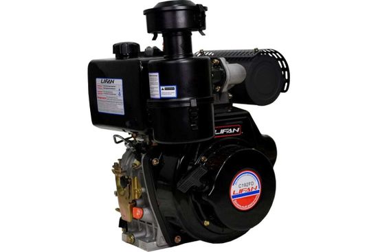 Двигатель дизельный "LIFAN" C192FD (12,5 л.с., эл стартер)