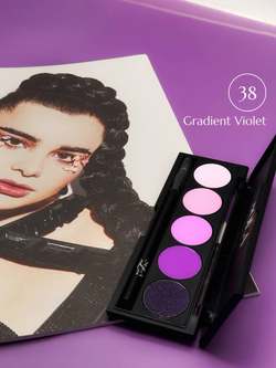 SoLa & Sukhova Alena Гель-лак Palette 38 Gradient Violet, 5 цветов, 25мл3