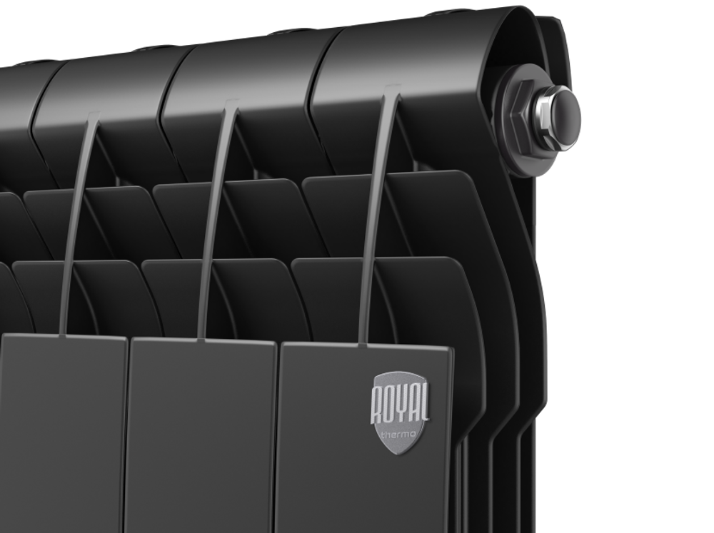 Радиатор алюминиевый Royal Thermo Biliner Alum 500 Noir Sable - 12 секц.