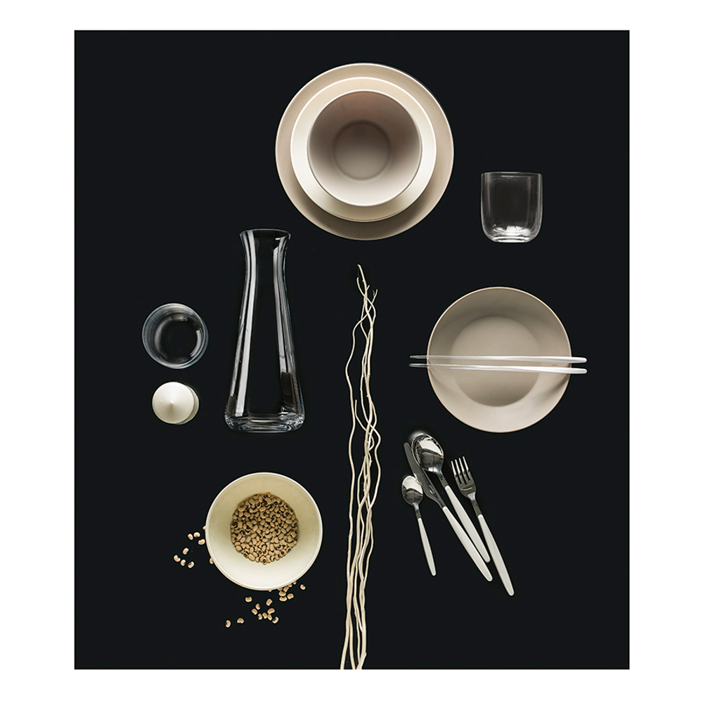 Набор из 24 столовых приборов cutlery my fusion, белый