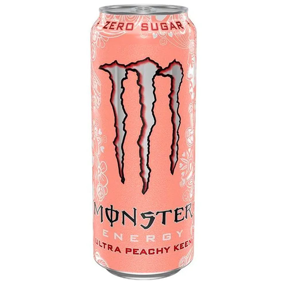 Monster Energy Ultra Peachy Keen со вкусом персика (без сахара), 500 мл