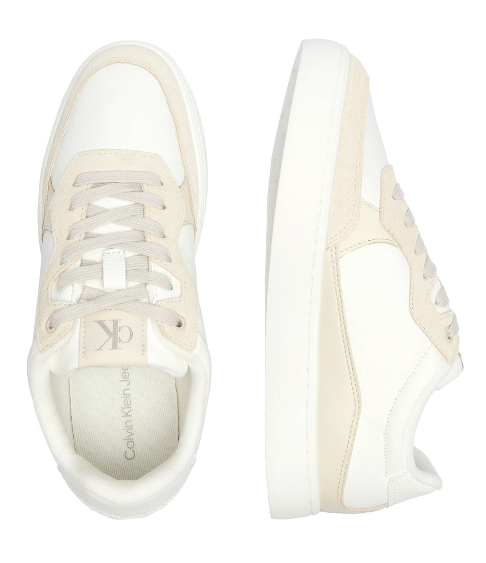 Кожаные кроссовки CLASSIC CUPSOLE Calvin Klein Jeans - белый(YM0YM01153)