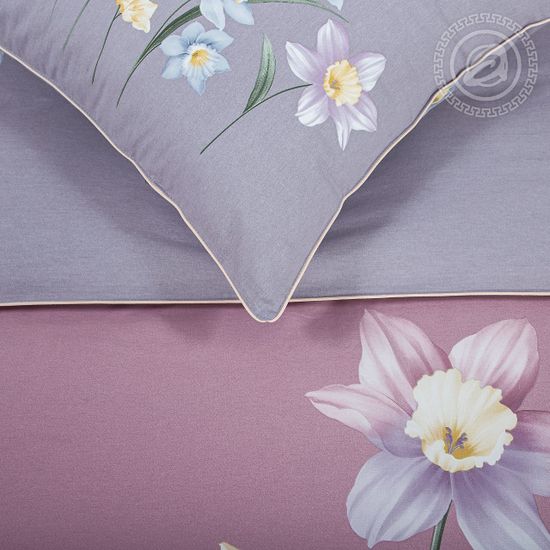 Евро комплект постельного белья Агнес велюр (фуле)