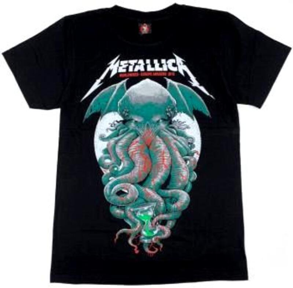 Футболка хлопок шелкография. TDM1853 Metallica ride the... S
