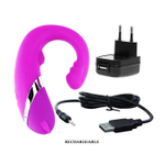 Перезаряжаемый вибромассажёр Amour (Цвет: лиловый)