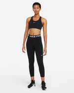 Nike Pro Женские укороченные леггинсы с вставками из сетки - NIKE