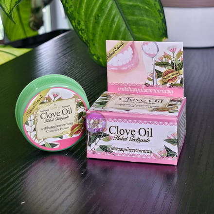 Зубная паста Отбеливающая ROСHJANA Clove Oil Herbal Thothpaste Гвоздика 30 гр