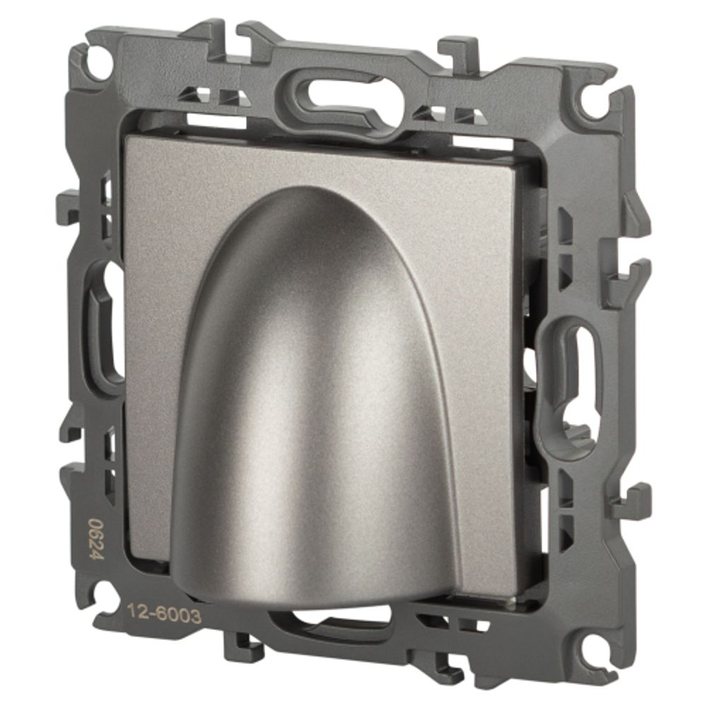 Вывод кабеля ЭРА Серия 12 12-6003-16 , титан | ЭРА 12 Титан