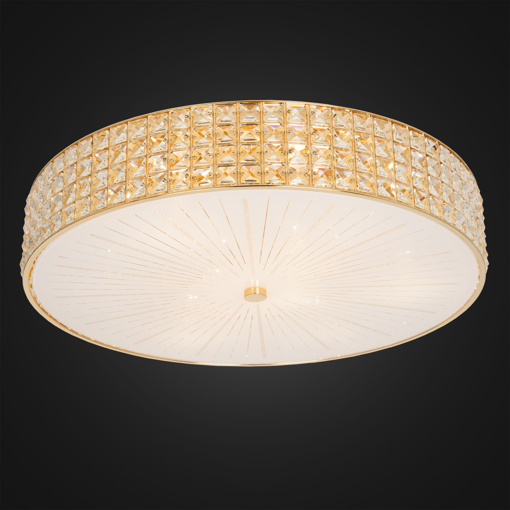 Citilux Портал CL324102 Люстра хрустальная Золото