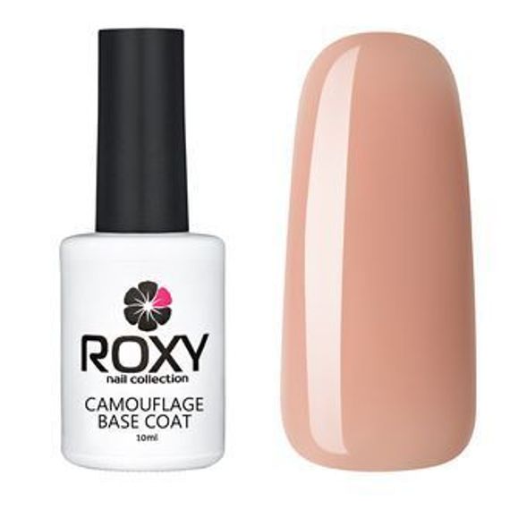 Камуфлирующее базовое покрытие ROXY nail collection К14 rubber - бежевая (10 ml)