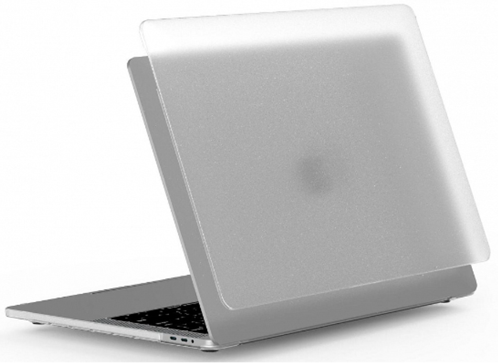 Чехол-накладка WIWU iShield Hard Shell для Apple MacBook Pro 14 (2021) пластиковый матовый (прозрачно-белый)