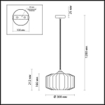 4747/1 ODL Подвес E27 60Вт 220В IP20 PENDANT