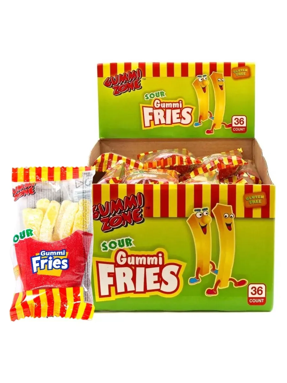 Жевательный мармелад в форме картошки фри 20 г * 36 шт