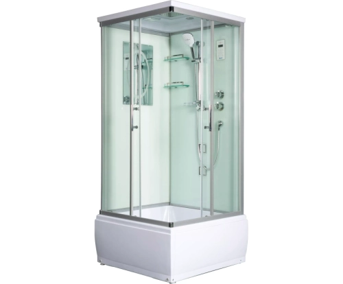 Душевая кабина WeltWasser (ВельтВассер) ALLER 904, с высоким поддоном, с электрикой и ГМ, 90x90x217