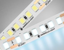 Ambrella Светодиодная лента Ambrella Light GS3213 2835 180Led /14.4W m/ 24V IP20 6500K 5m LED Strip 24V GS3213