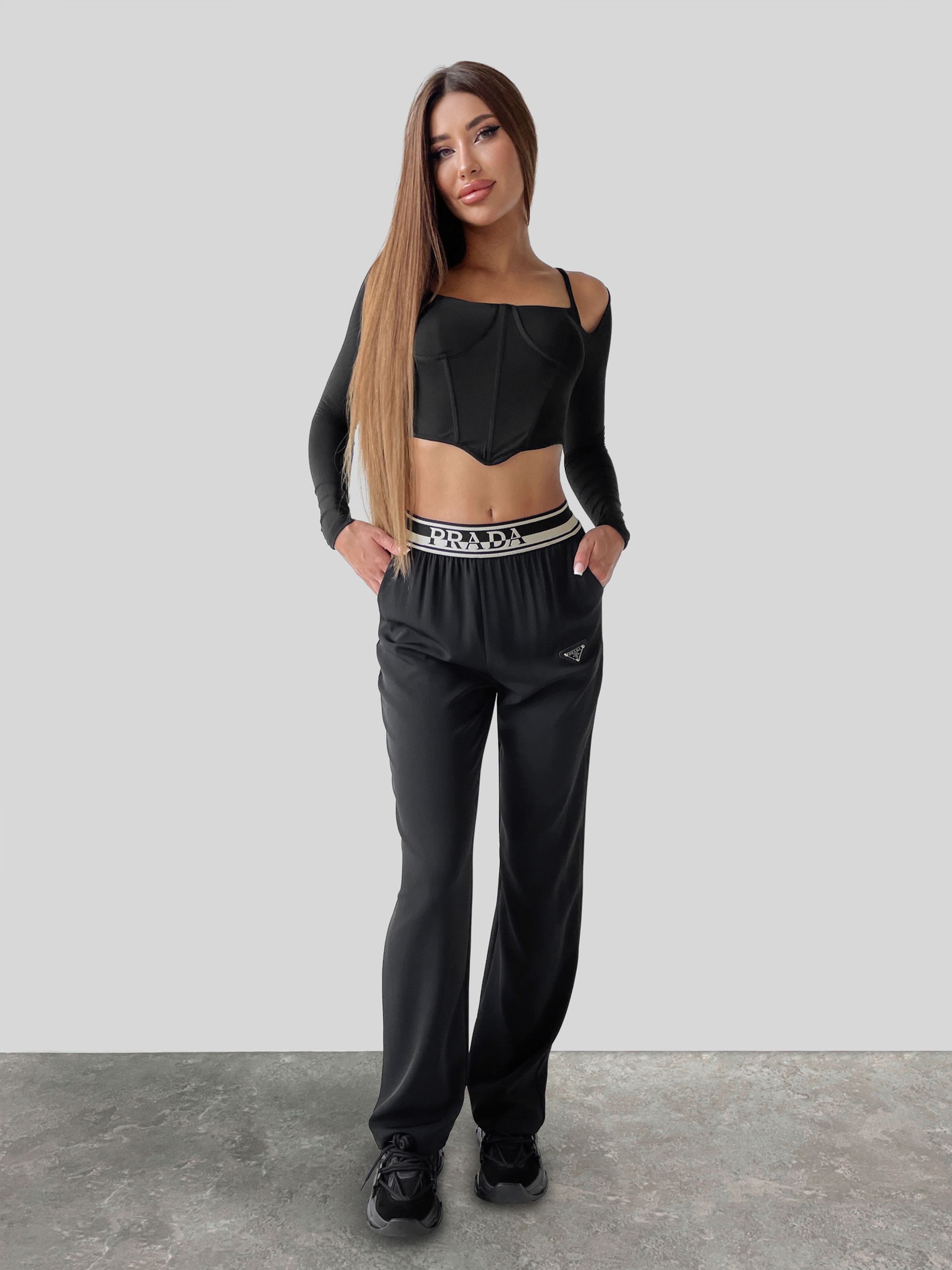 Prada tracksuit top hotsell