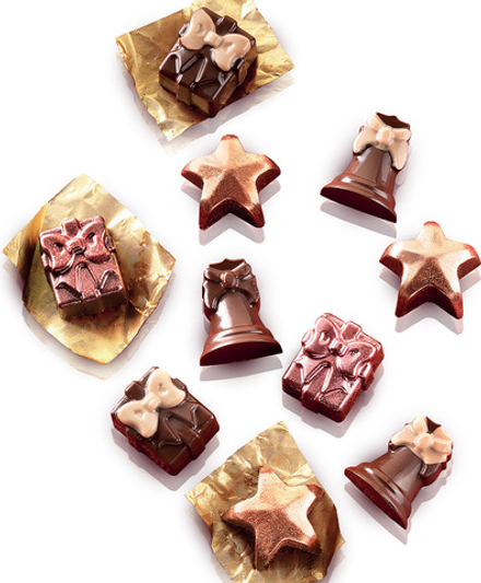 Форма для запекания Silikomart Forma do czekoladek Scg06 Christmas, круглая, силикон