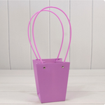 Пакет подарочный 15,5х13х9,5 Ваза для цветов (Фиолетовый)