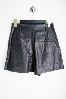 Шорты Zara кожаные, маркировка XS, визуально 42 размер