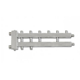 Распределительный коллектор из нержавеющей стали 5 (3+1+1) отопительных контуров с гидроразделителем WARME WKD.R.85.S.K (до 85 кВт)