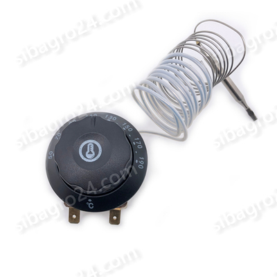 Термостат фритюрницы 50-190С 20А/250В/1,7м (аналог 55.13039.310)