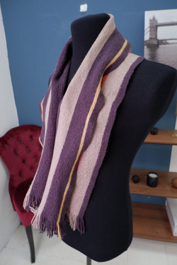 Шарф в полоску шерстяной