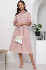 Платье "Индира" (пыльная роза) П5943 LT Collection