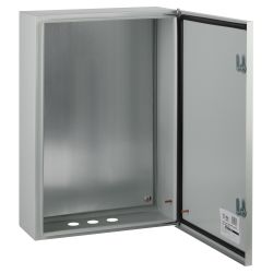Корпус металлический ЭРА SIMPLE ЩМПг-07 (600х400х175) IP54 У2 серый | Корпуса металлические с монтажной панелью