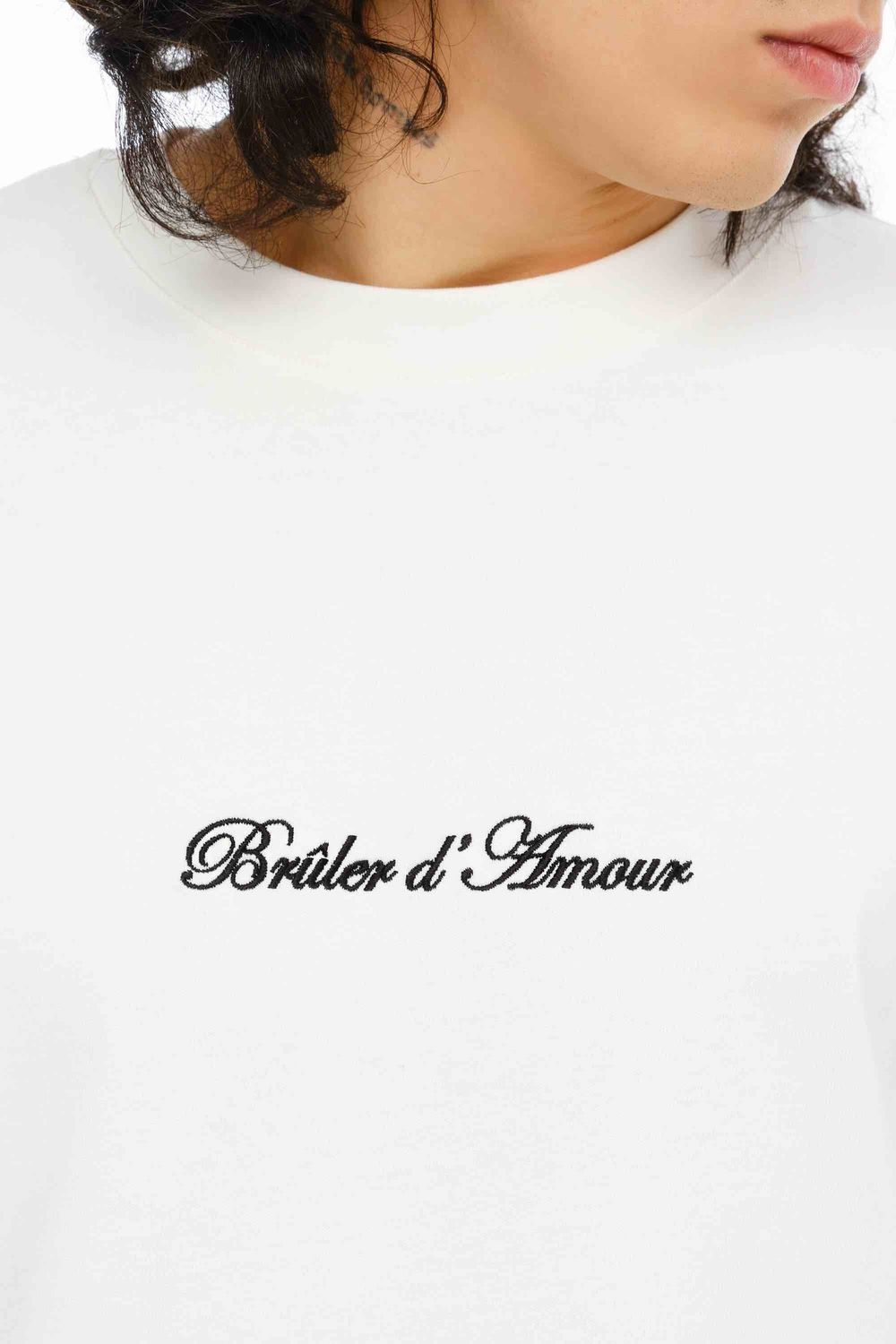 Футболка Bruler d'Amour Basic logo белая