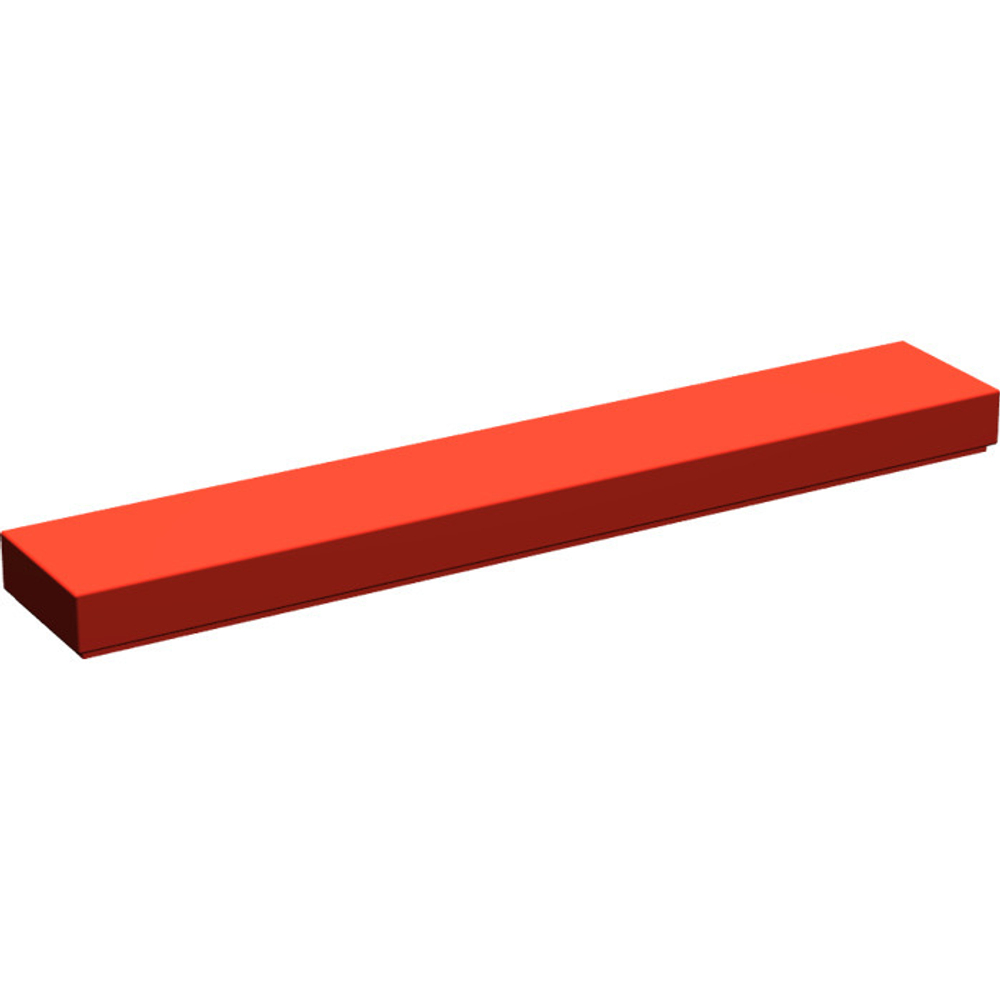 Lego 50шт Плоская черепица 1x6 (красная) 4113858