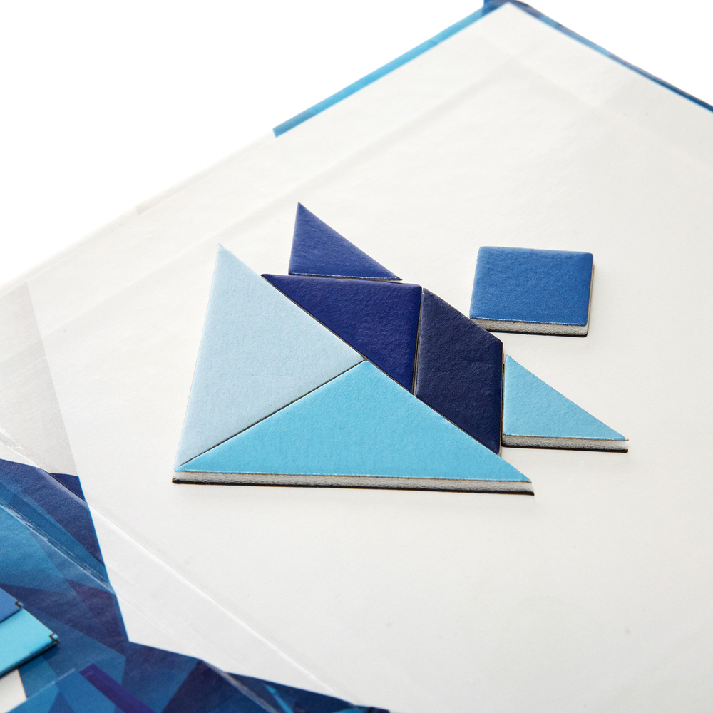 Игра магнитная головоломка Танграм Квадрат