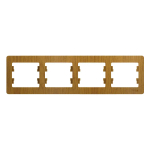 GLOSSA 4-постовая РАМКА, горизонтальная, ДУБ