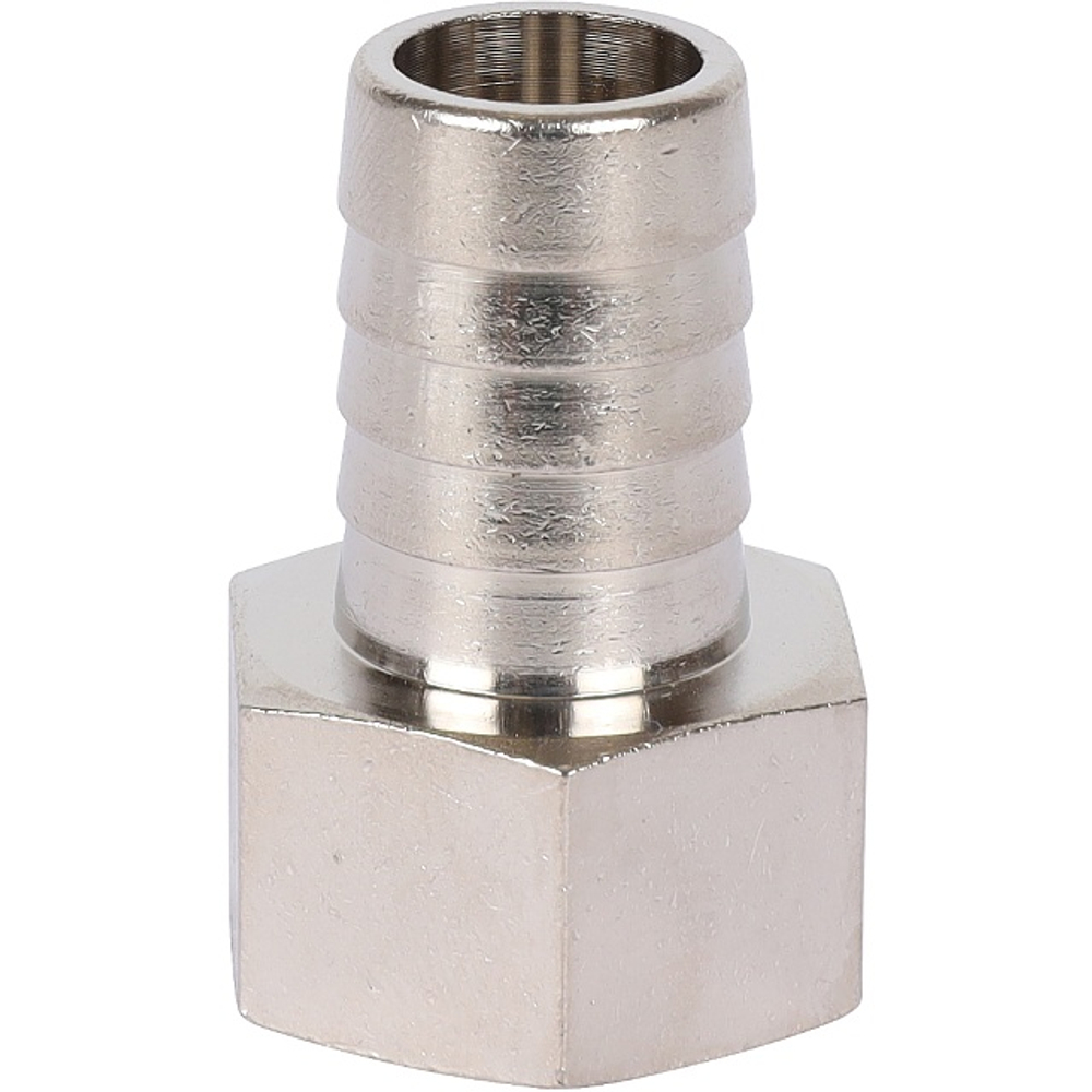 Штуцер с внутренней резьбой STOUT SFT 0066 - 1/2" x 16 мм (латунь никелированная)