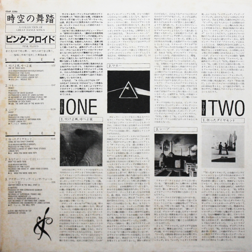 Pink Floyd / A Collection Of Great Dance Songs (LP)