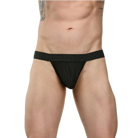 Мужские трусы стринги черные LaBlinque LB15754