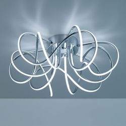 Citilux Мишель CL229161 RGB Люстра светодиодная с пультом Хром