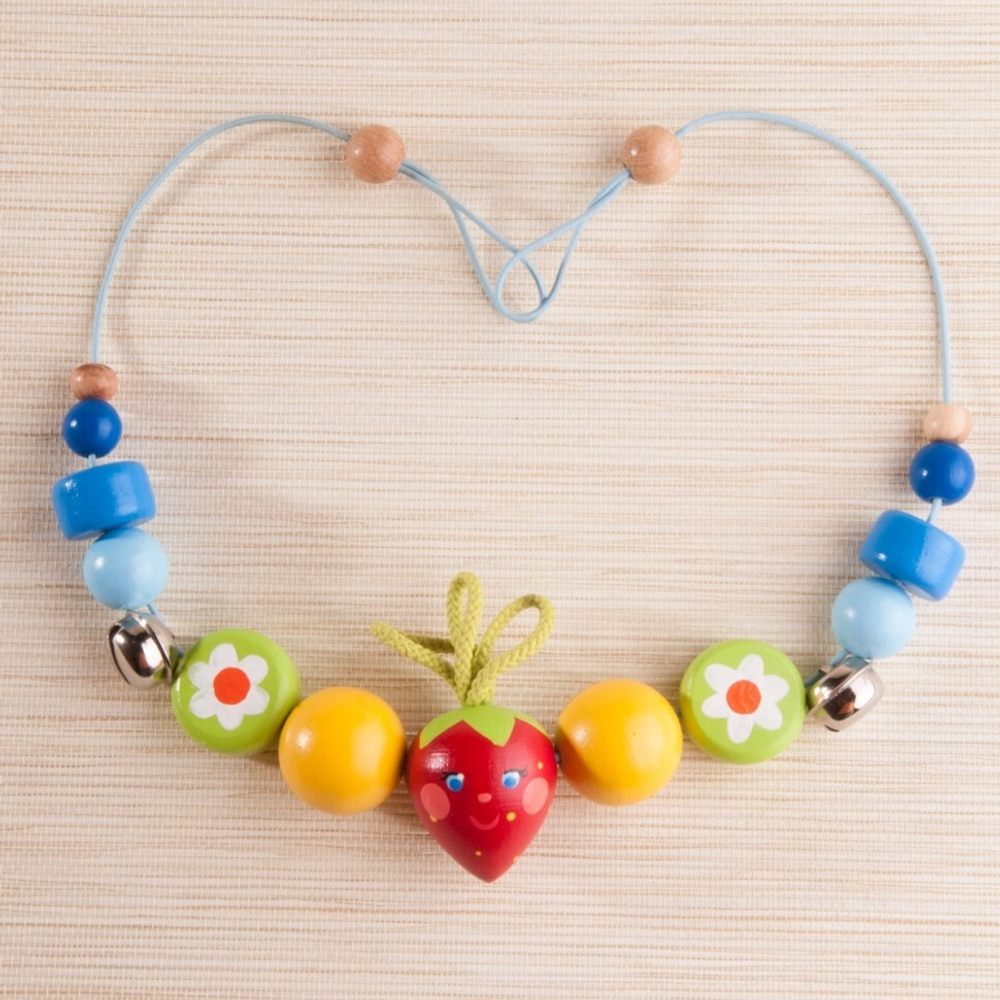 Растяжка на кроватку или коляску Клубничка, Вальда