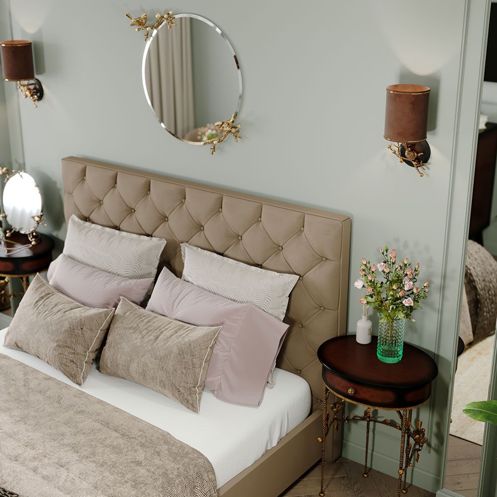 Бра настенный светильник Терра Каштан левое